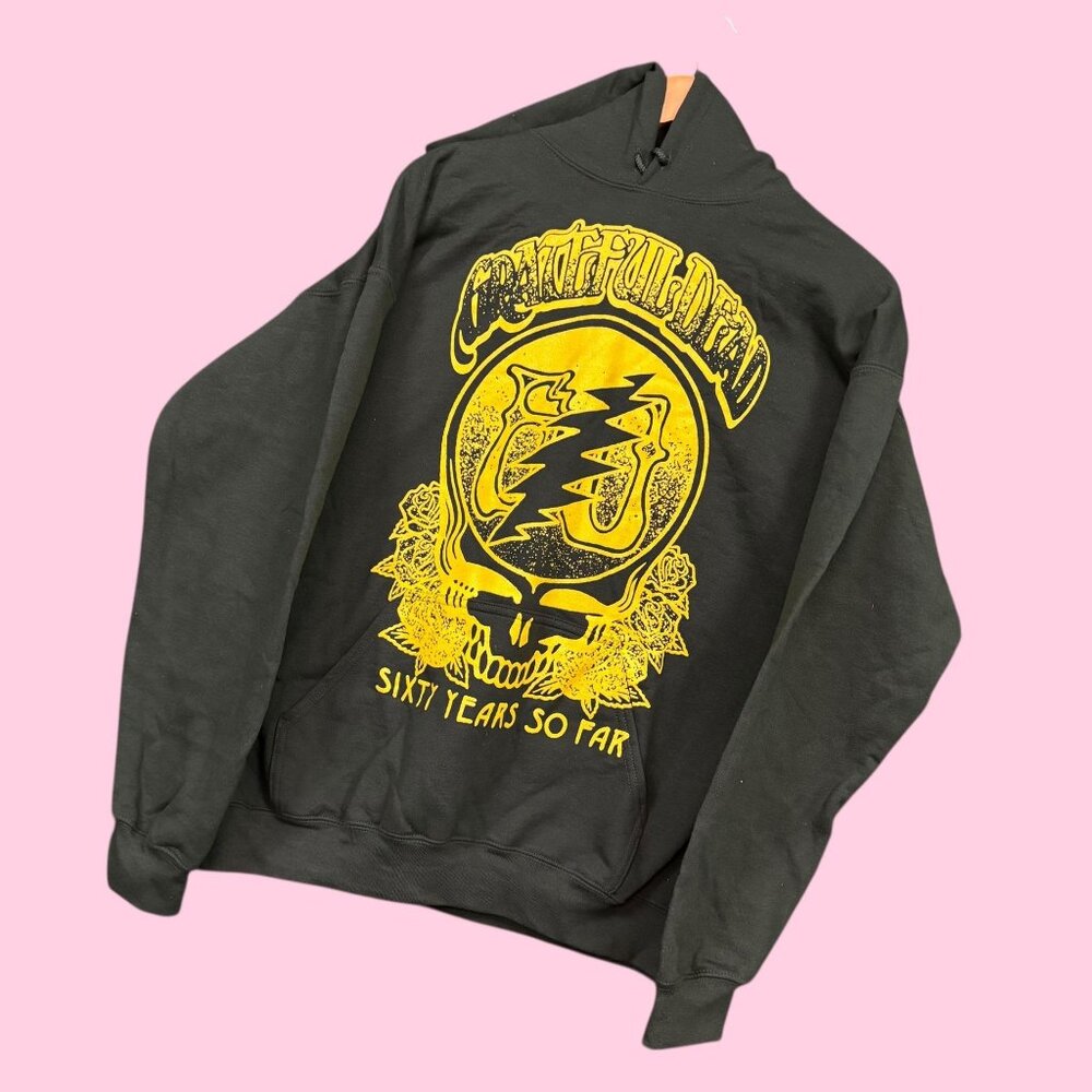 Grateful Dead Sixty Years So Far Rock Band Hoodie L - Picture 3 of 4